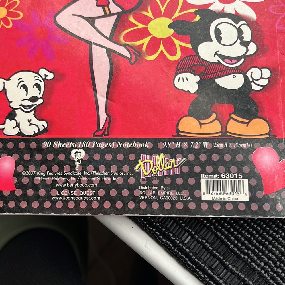 2007 Betty Boop Note Pad - Picture 3 of 8